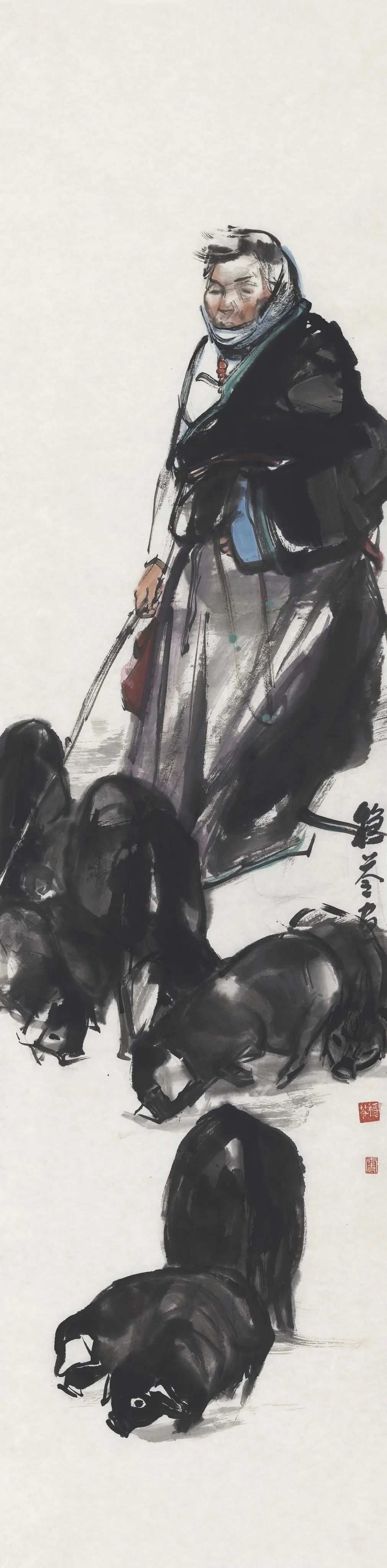 王穩苓 高原牧放
